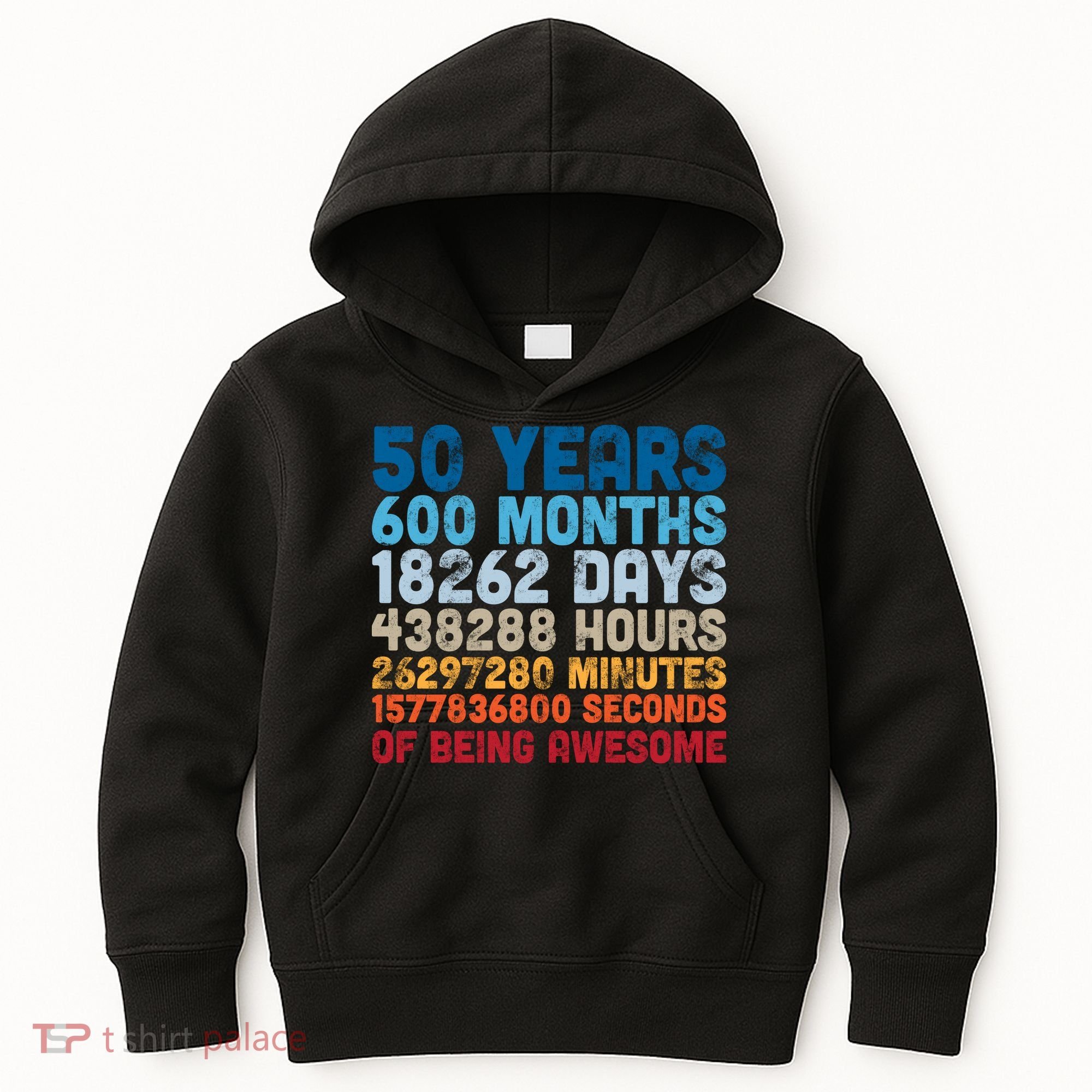 50 Years Months Days Hours Minutes Seconds Of Being Awesome Kids Hoodie