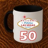 50 Years Old In Vegas - 50th Birthday Coffee Mug thumb 2