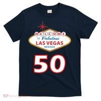 50 Years Old In Vegas - 50th Birthday T-Shirt thumb 0