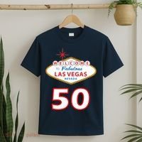 50 Years Old In Vegas - 50th Birthday T-Shirt thumb 2