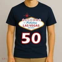 50 Years Old In Vegas - 50th Birthday T-Shirt thumb 3