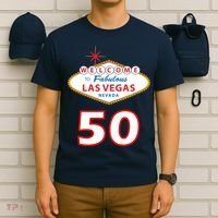 50 Years Old In Vegas - 50th Birthday T-Shirt thumb 6
