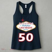 50 Years Old In Vegas - 50th Birthday Women's Tank Top thumb 3