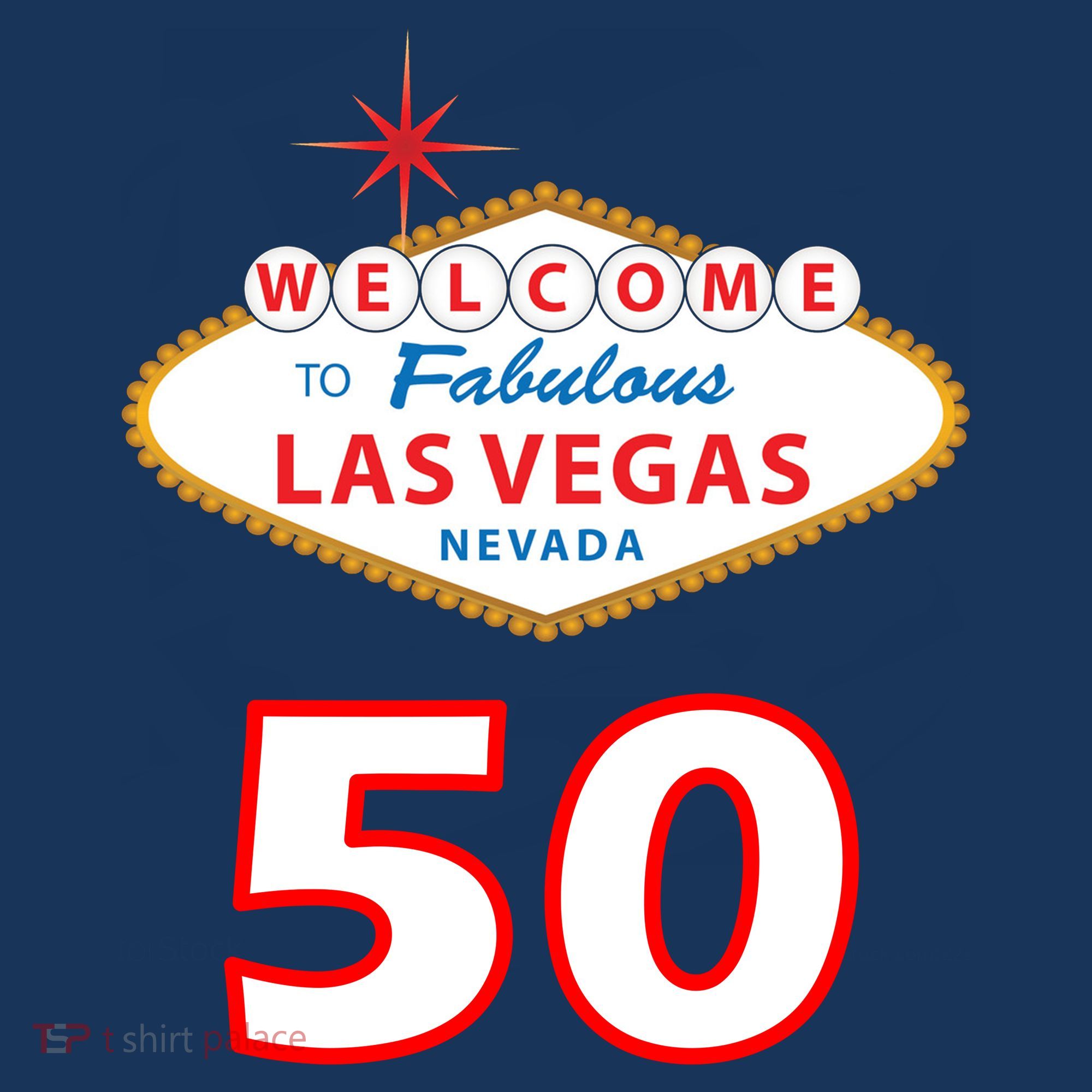 50 Years Old In Vegas - 50th Birthday Women's Tank Top