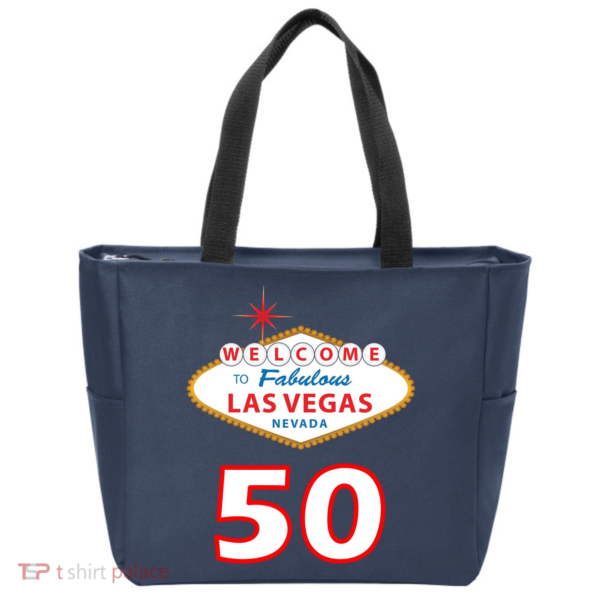 50 Years Old In Vegas - 50th Birthday Tote Bag