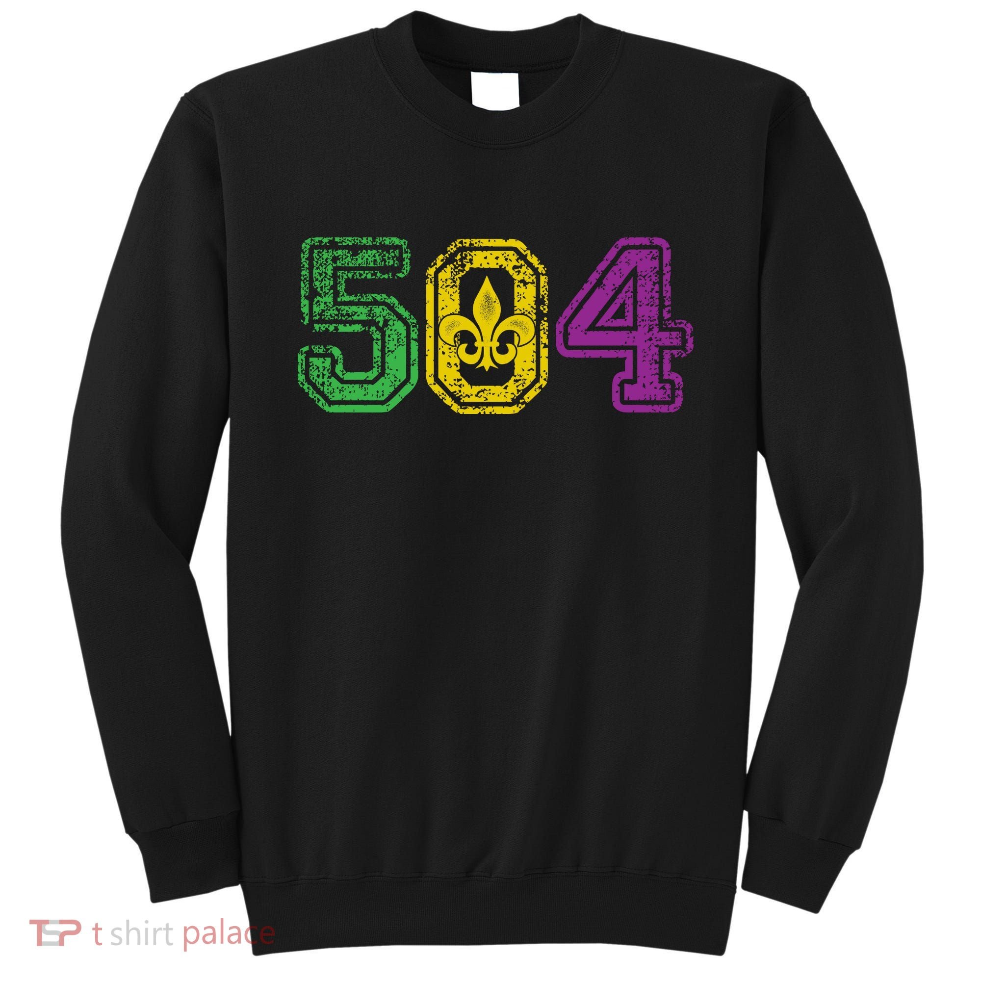 504 New Orleans Mardi Gras Sweatshirt