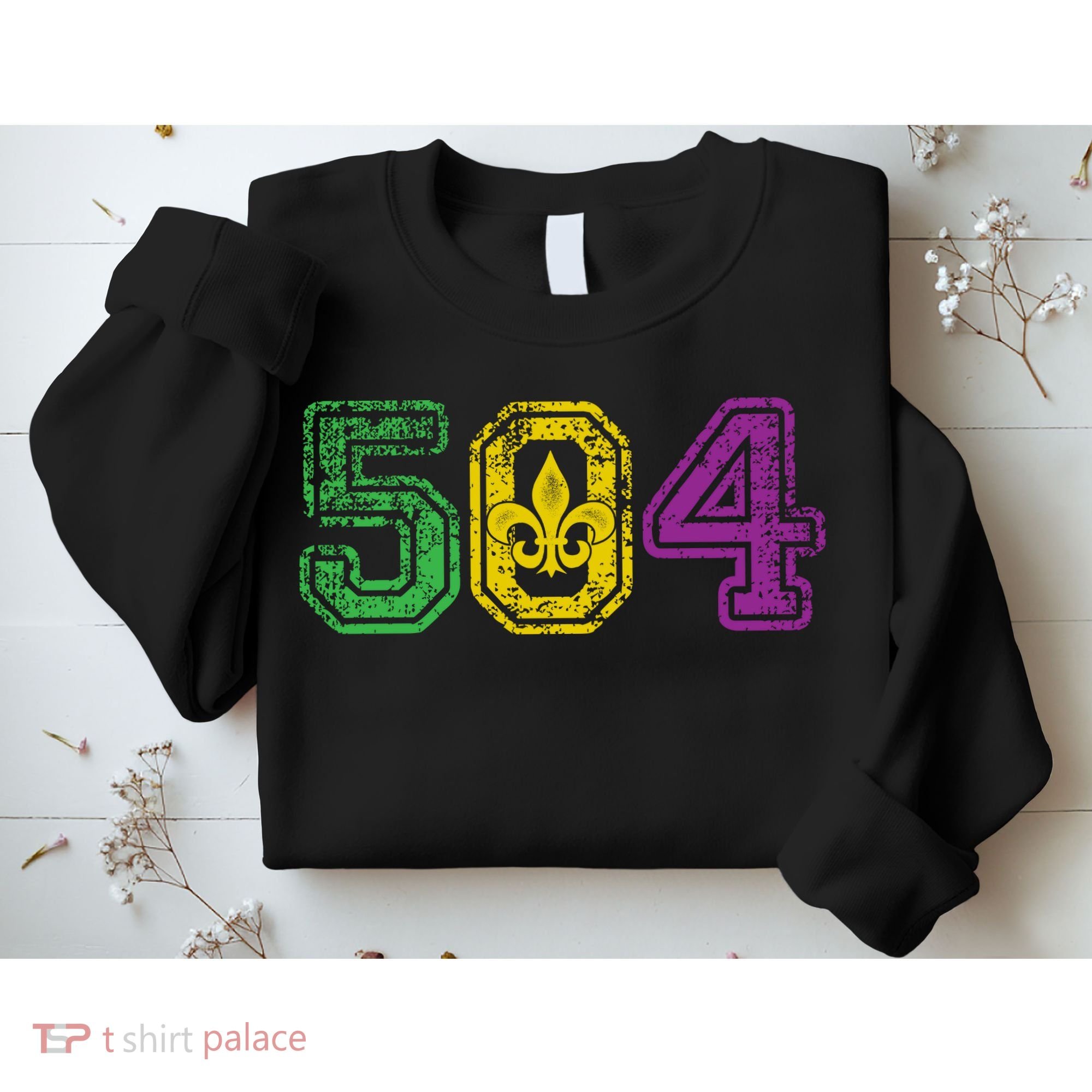 504 New Orleans Mardi Gras Sweatshirt