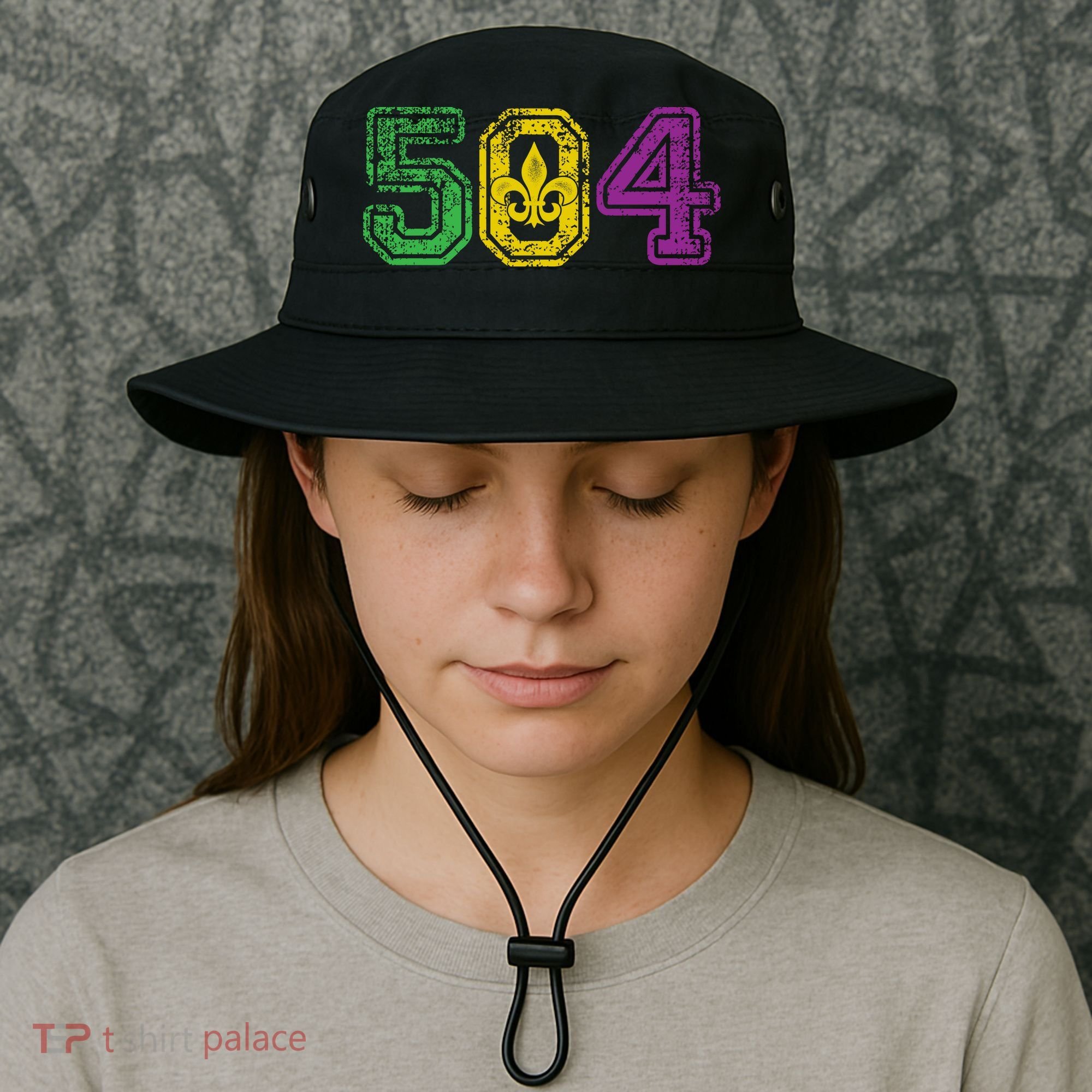 504 New Orleans Mardi Gras Bucket Hat