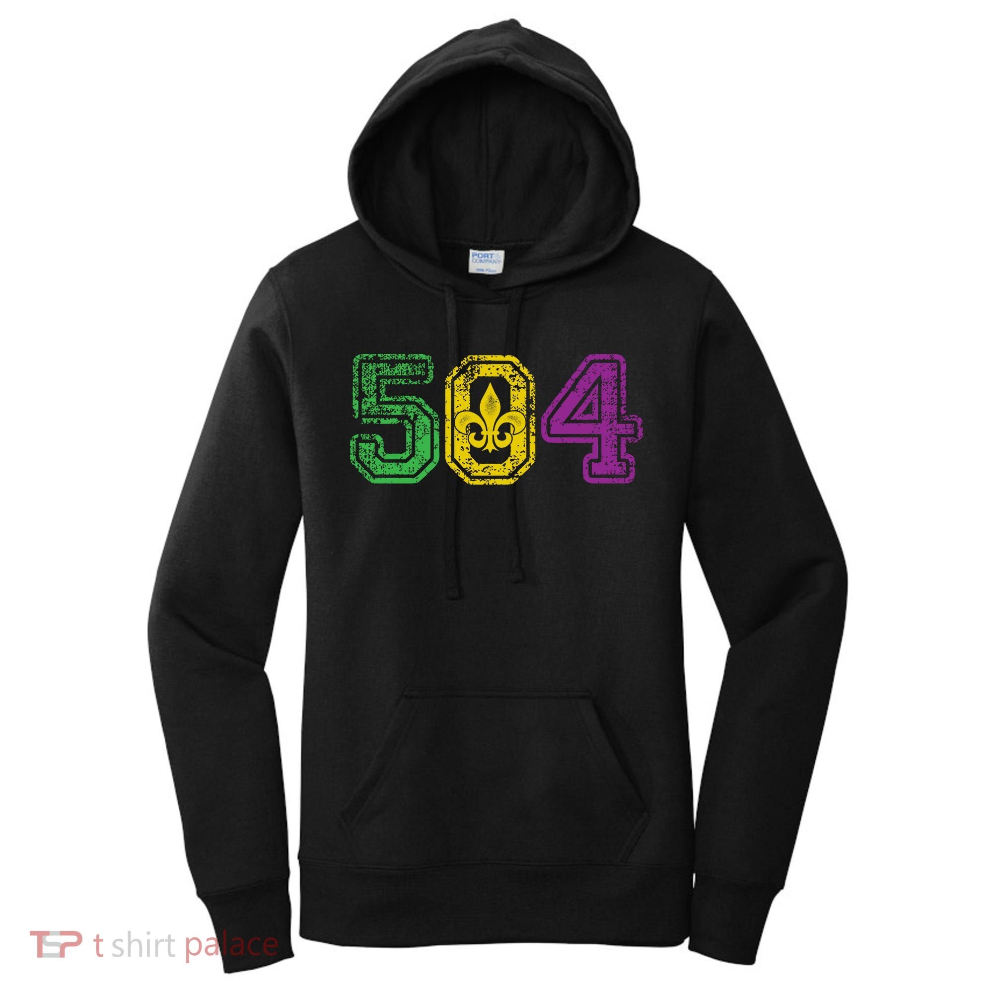 504 New Orleans Mardi Gras Women's Hoodie