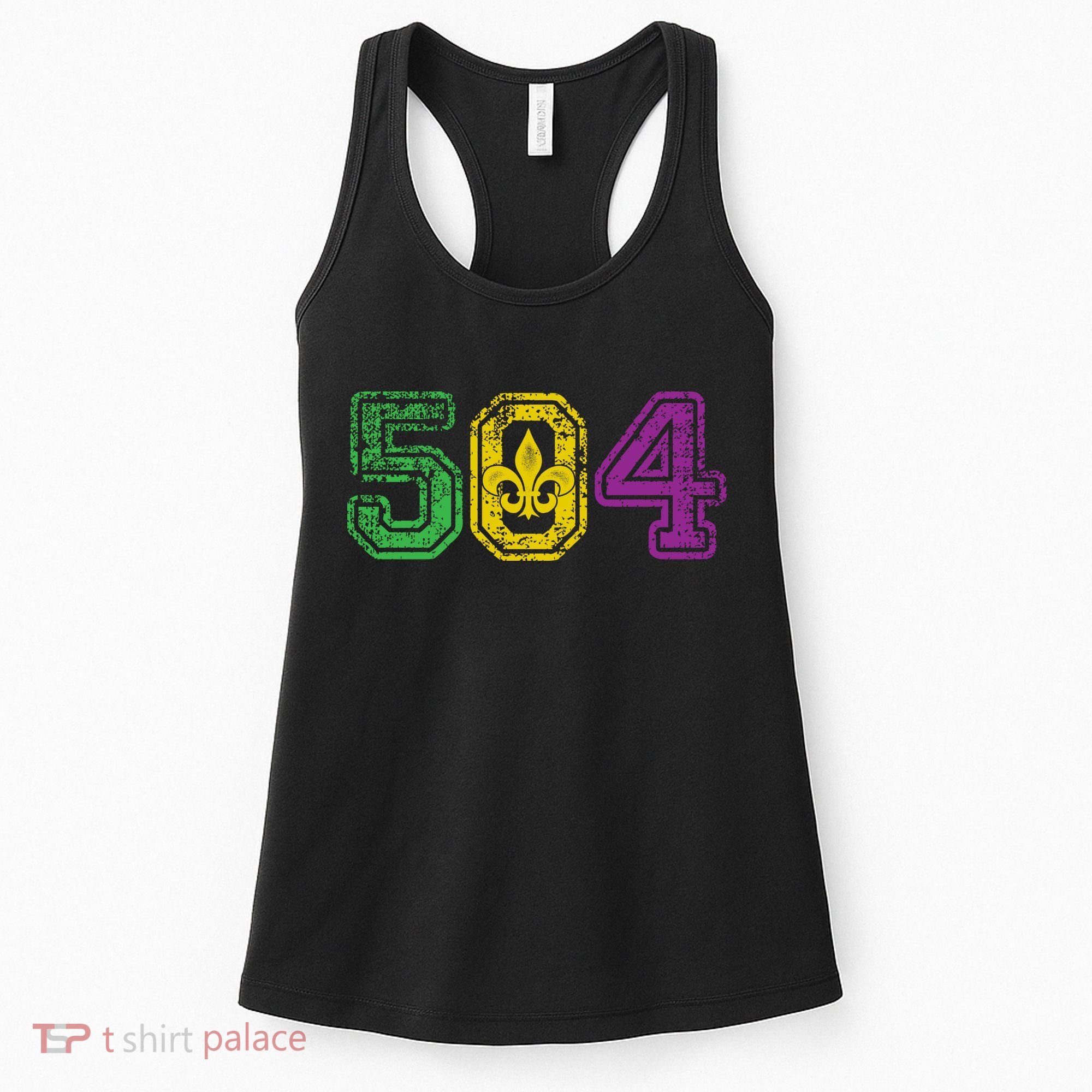 504 New Orleans Mardi Gras Women's Tank Top