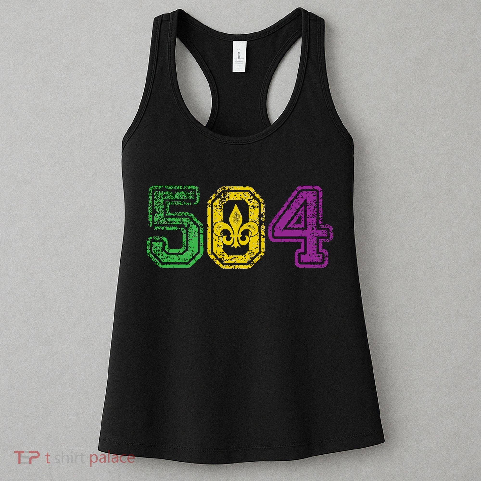504 New Orleans Mardi Gras Women's Tank Top