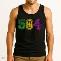504 New Orleans Mardi Gras Tank Top thumb 3