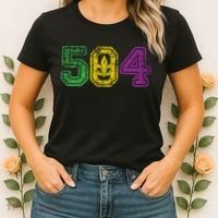 504 New Orleans Mardi Gras Women's T-Shirt thumb 2