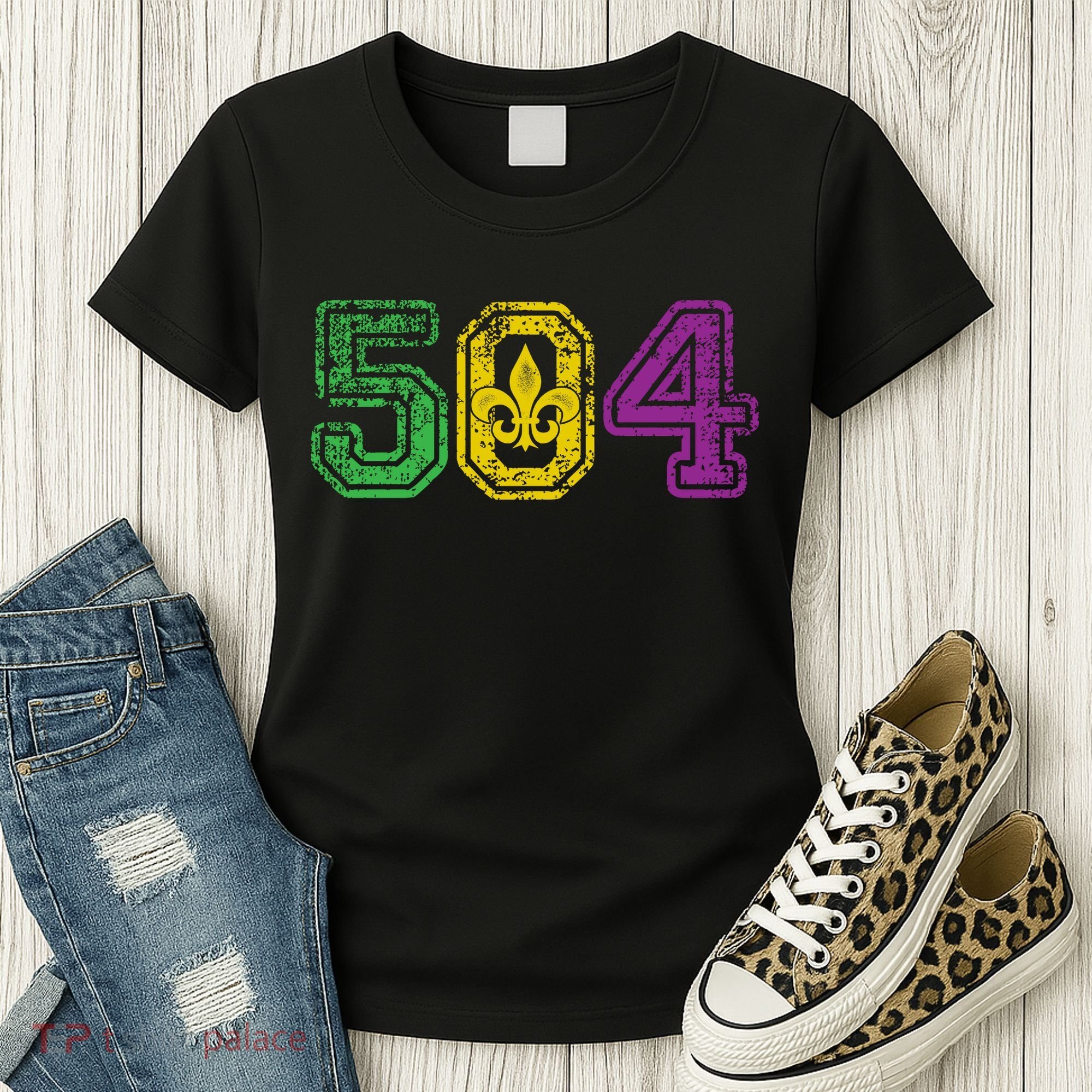 504 New Orleans Mardi Gras Women's T-Shirt