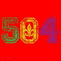 504 New Orleans Mardi Gras Santa Hat thumb 1