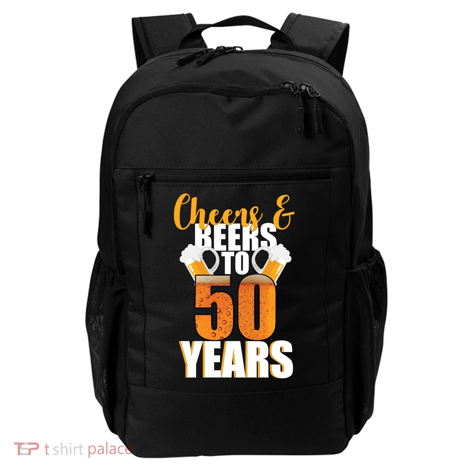 50th Birthday Cheers & Beers To 50 Years Backpack