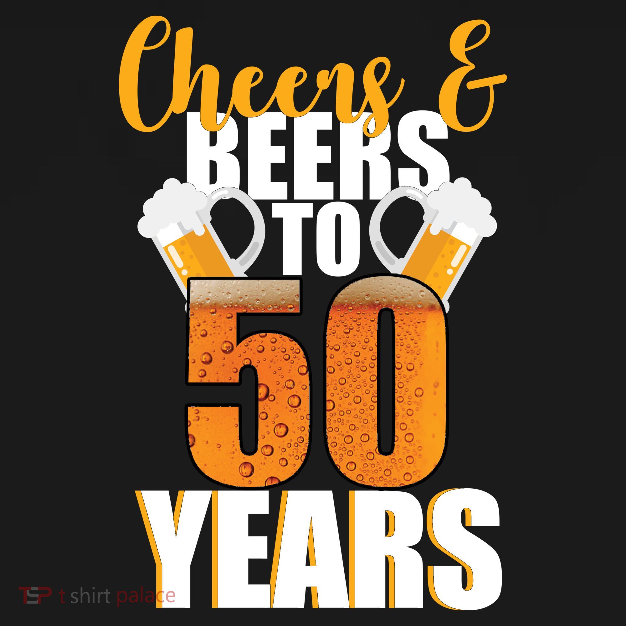 50th Birthday Cheers & Beers To 50 Years Polo