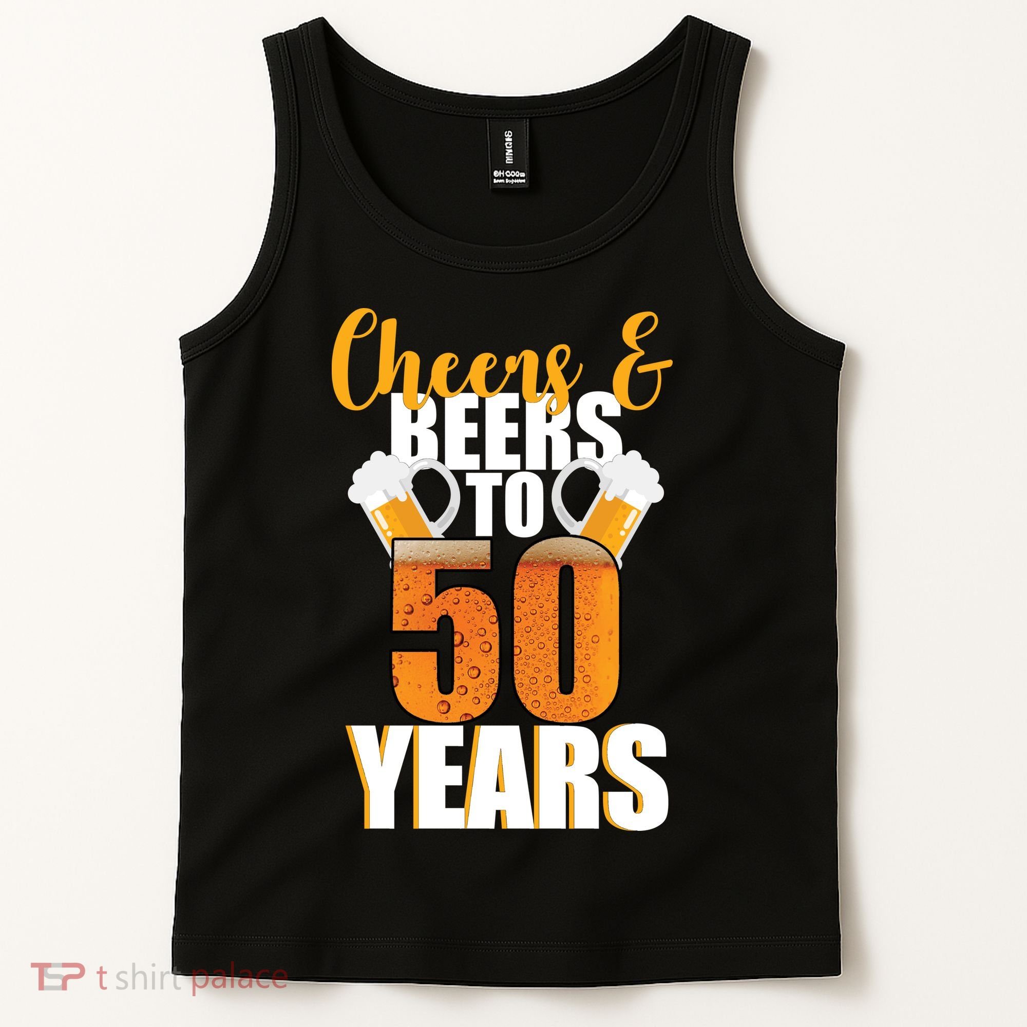 50th Birthday Cheers & Beers To 50 Years Tank Top