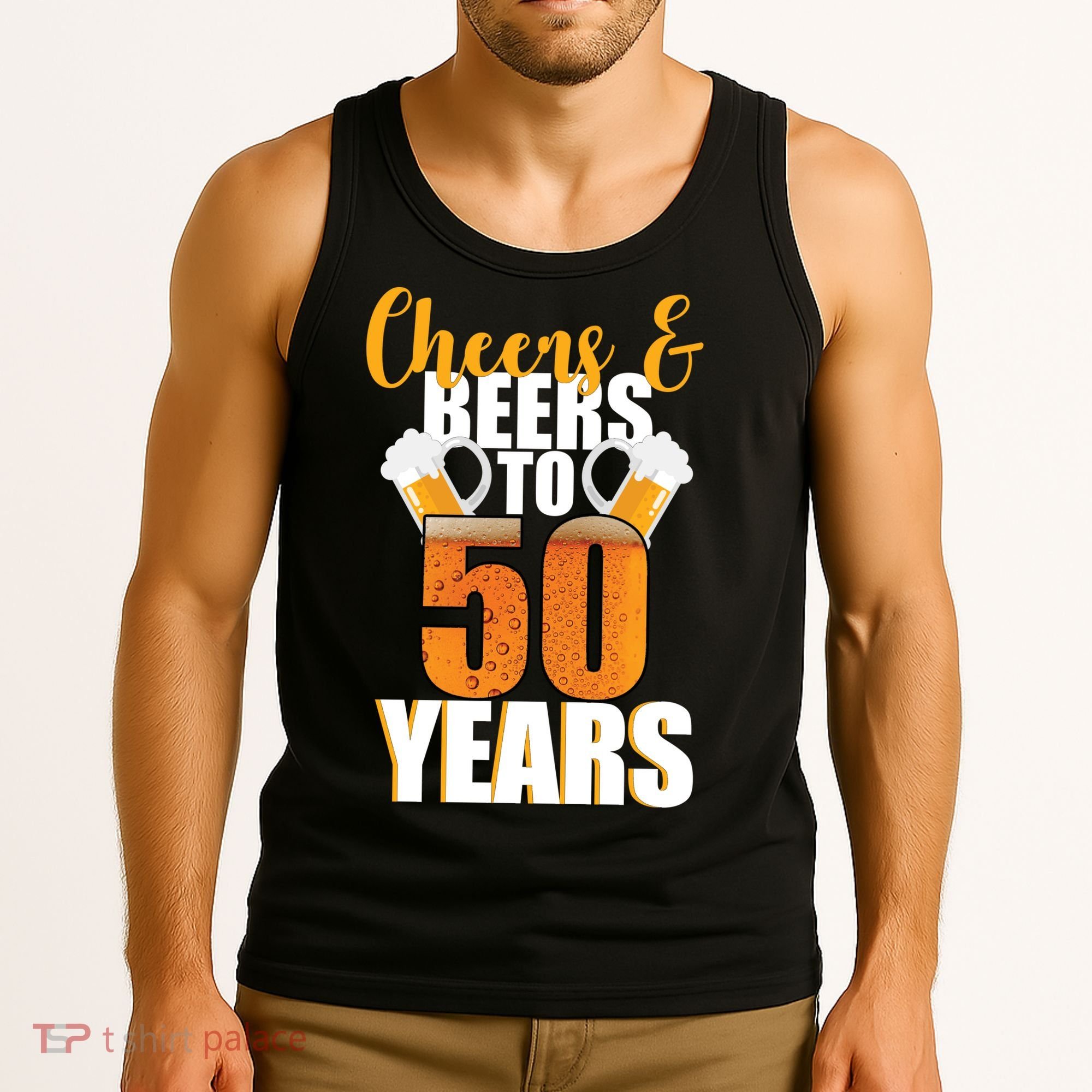 50th Birthday Cheers & Beers To 50 Years Tank Top