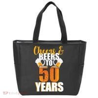 50th Birthday Cheers & Beers To 50 Years Tote Bag thumb 0