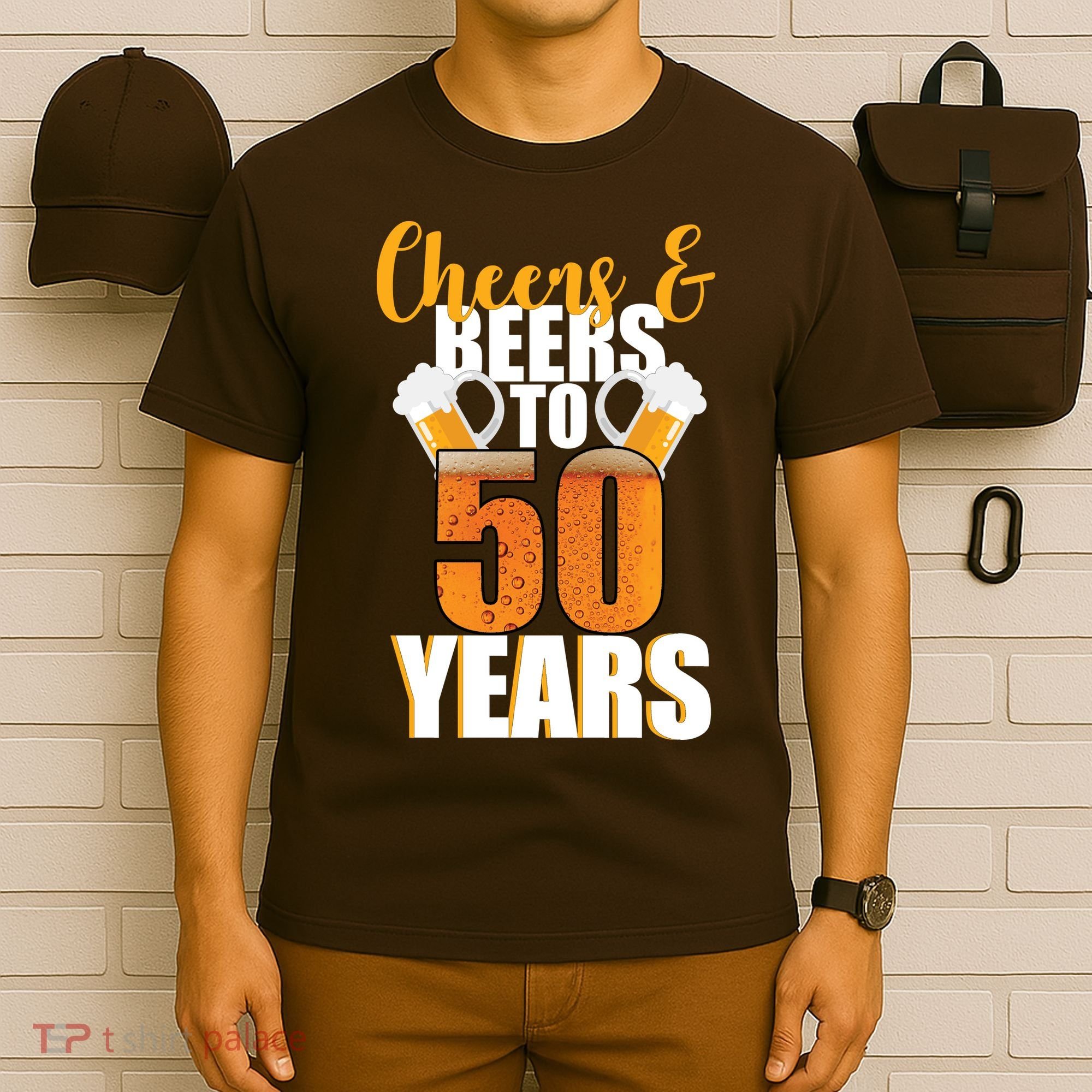 50th Birthday Cheers & Beers To 50 Years T-Shirt
