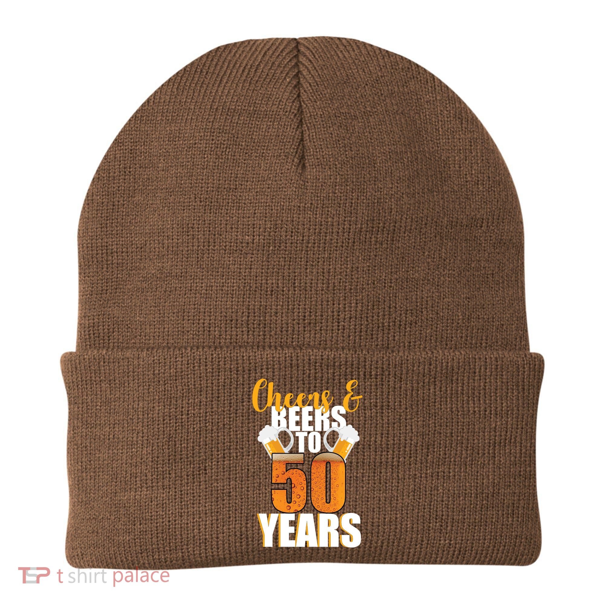 50th Birthday Cheers & Beers To 50 Years Beanie