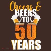 50th Birthday Cheers & Beers To 50 Years Mousepad thumb 1