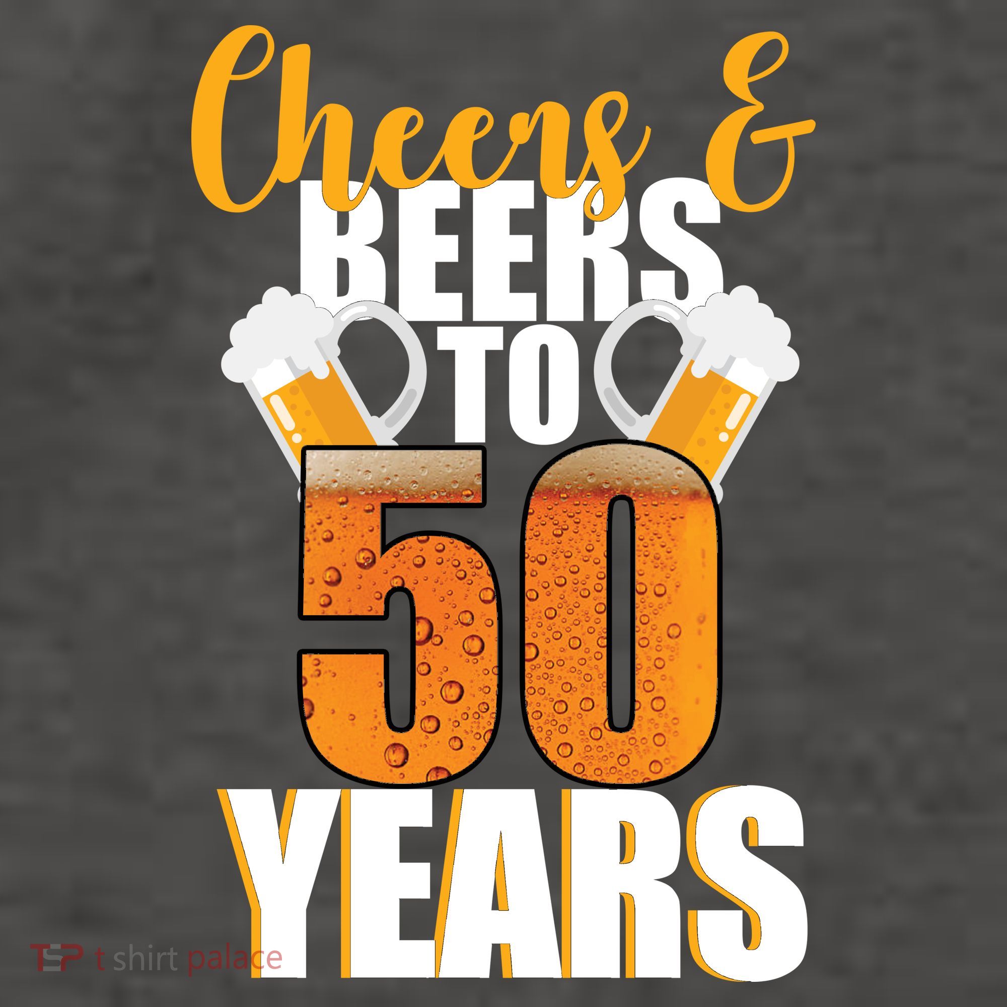 50th Birthday Cheers & Beers To 50 Years Vector Backpack