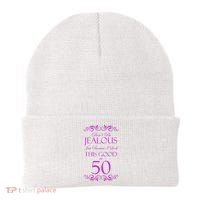 50th Birthday: Don't Be Jealous Just Because I Look This Good At 50 Beanie thumb 0