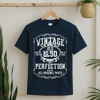 50th Birthday Genuine All Original Parts T-Shirt thumb 2