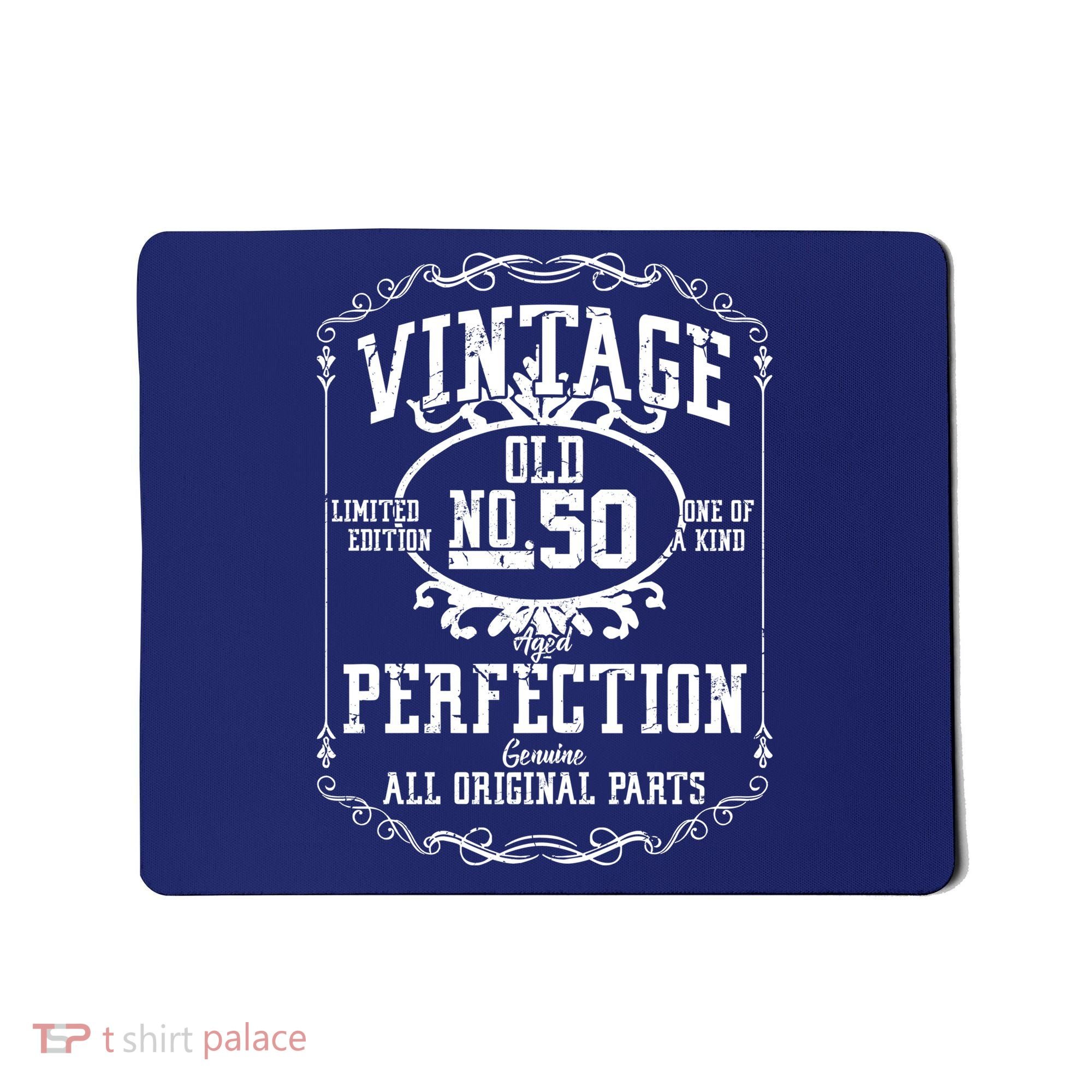 50th Birthday Genuine All Original Parts Mousepad