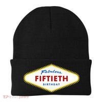 50th Birthday Las Vegas Fabulous fiftieth Beanie thumb 0