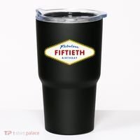 50th Birthday Las Vegas Fabulous fiftieth Tumbler thumb 0