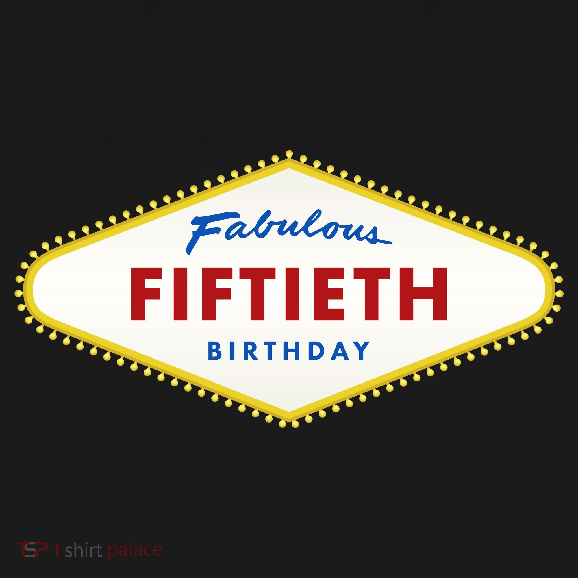 50th Birthday Las Vegas Fabulous fiftieth Women's Tank Top