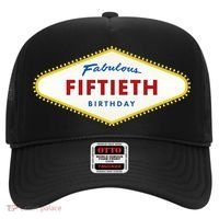 50th Birthday Las Vegas Fabulous fiftieth Hat thumb 0