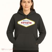 50th Birthday Las Vegas Fabulous fiftieth Hoodie thumb 5