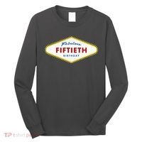 50th Birthday Las Vegas Fabulous fiftieth Long Sleeve Shirt thumb 0