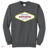 50th Birthday Las Vegas Fabulous fiftieth Sweatshirt thumb 0