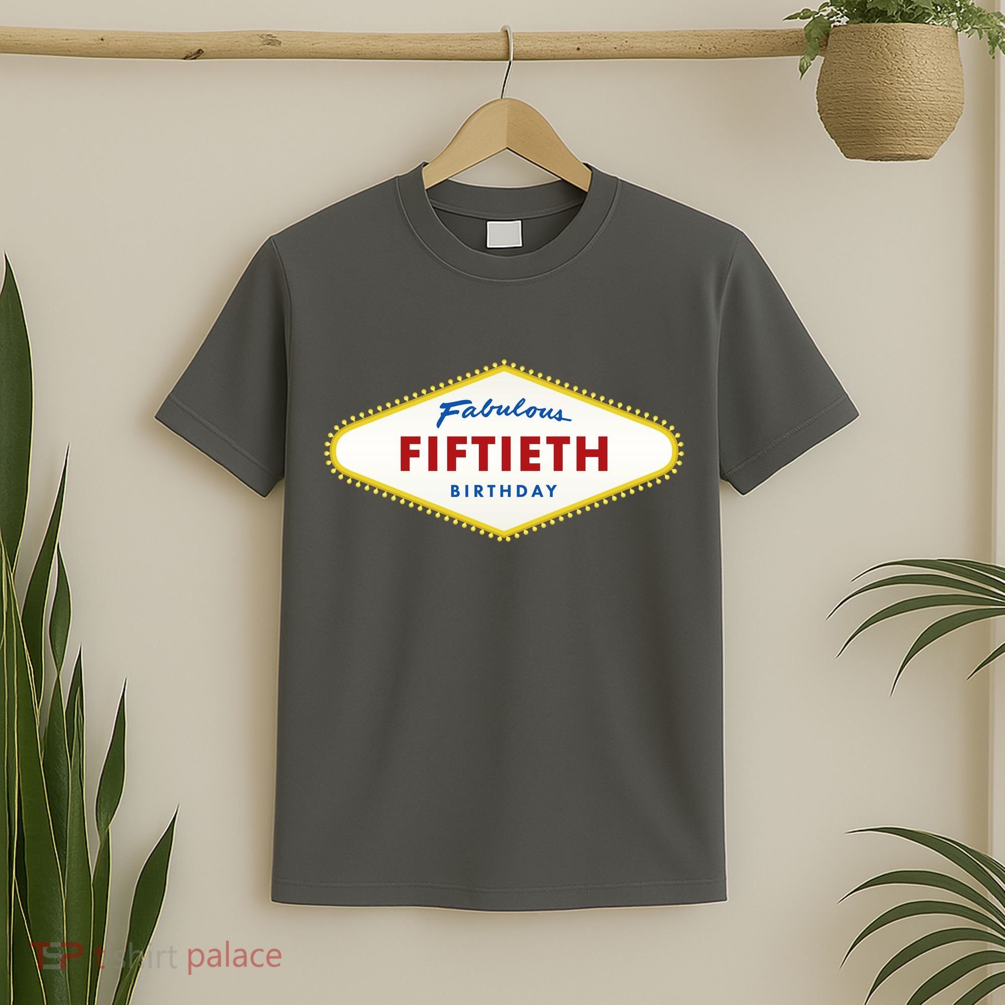50th Birthday Las Vegas Fabulous fiftieth T-Shirt