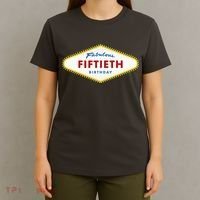 50th Birthday Las Vegas Fabulous fiftieth T-Shirt thumb 4