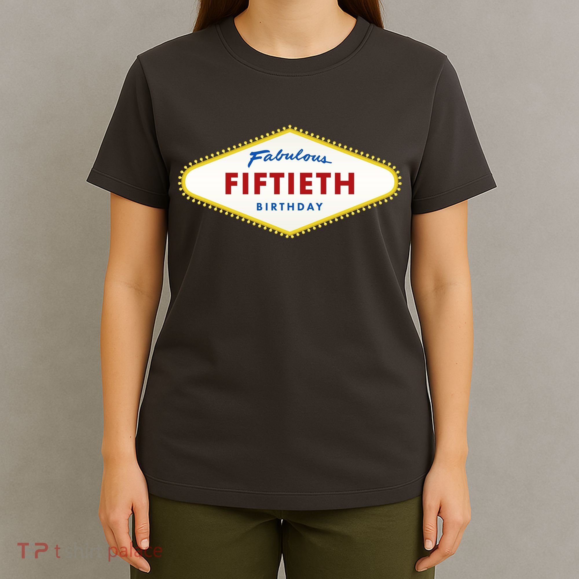 50th Birthday Las Vegas Fabulous fiftieth T-Shirt