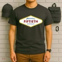 50th Birthday Las Vegas Fabulous fiftieth T-Shirt thumb 6