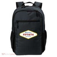 50th Birthday Las Vegas Fabulous fiftieth Backpack thumb 0