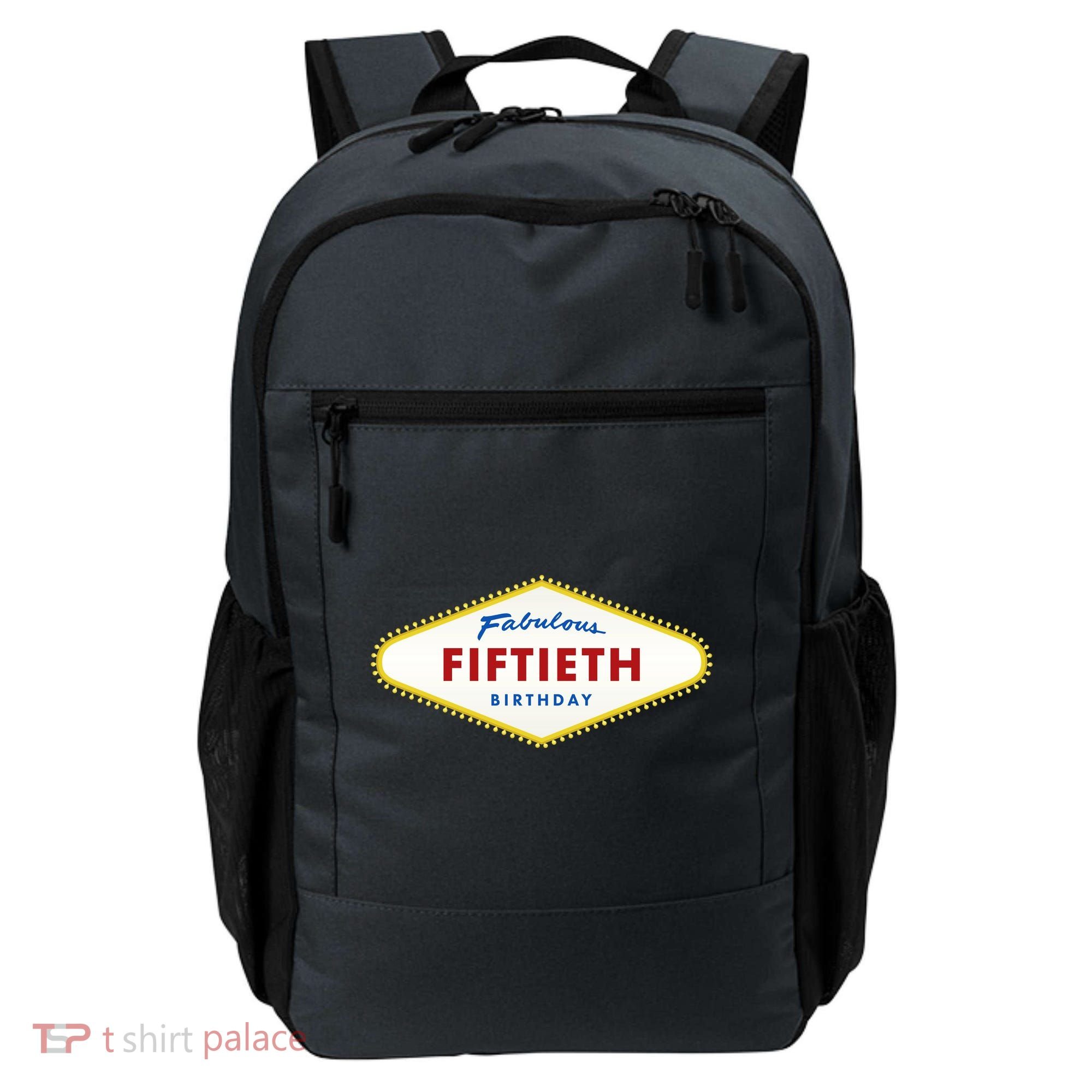 50th Birthday Las Vegas Fabulous fiftieth Backpack