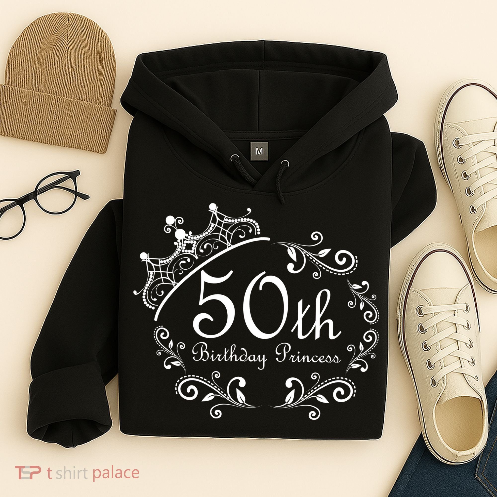 50th Birthday Princess Hoodie
