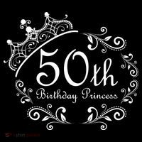 50th Birthday Princess Women's Hoodie thumb 2