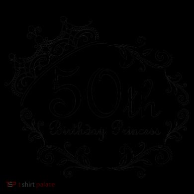 50th Birthday Princess 16oz Travel Tumbler