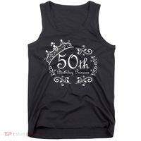 50th Birthday Princess Tank Top thumb 0