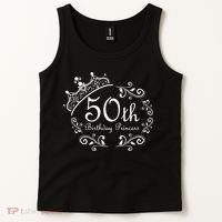50th Birthday Princess Tank Top thumb 2
