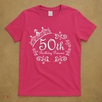 50th Birthday Princess T-Shirt thumb 5